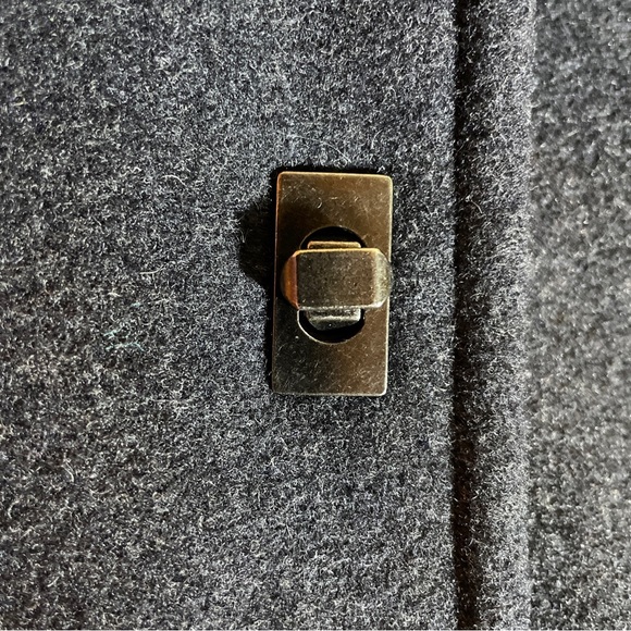 MACKINTOSH Size 2X Blie 100% Wool 3/4 Coat Women England Made Twist Button NWT - Picture 11 of 16